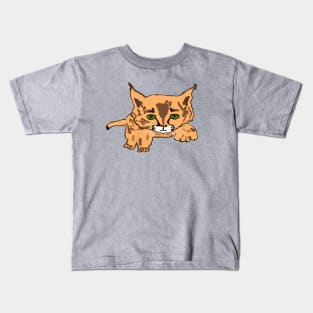 happy lynx Kids T-Shirt